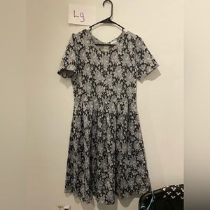 Large Lularoe Amelia Dress
